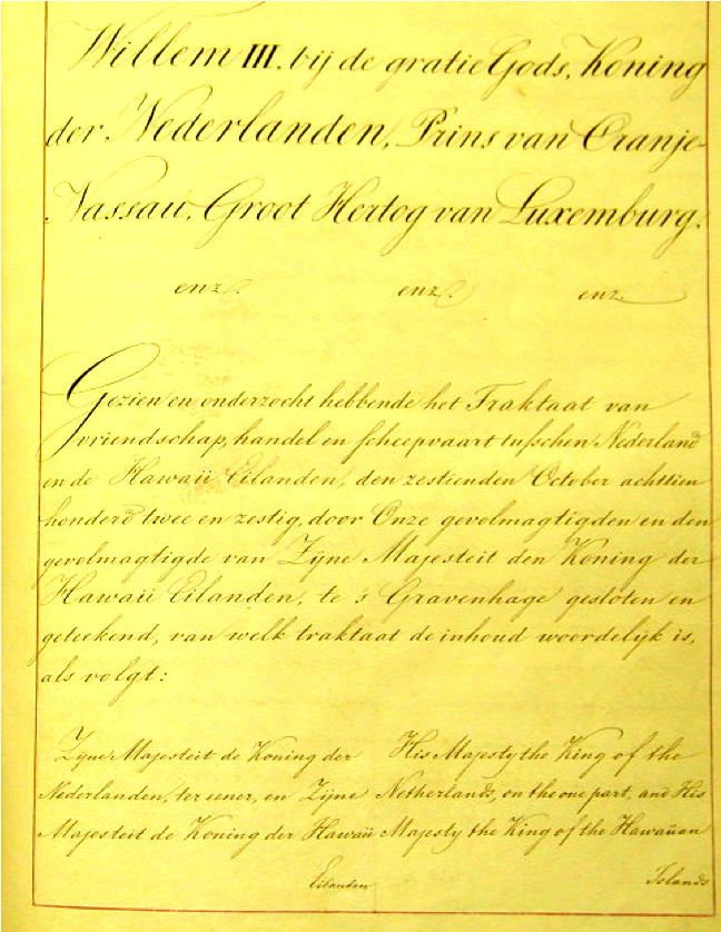 Netherlands Luxembourg—1862 Treaty Of Friendship Commerce And Navigation Hawaiian Kingdom Blog 4666